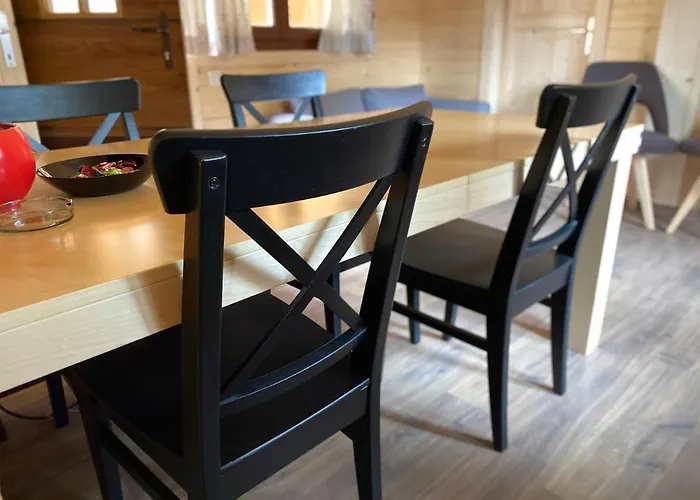 Wooden With Jacuzzi Chalet